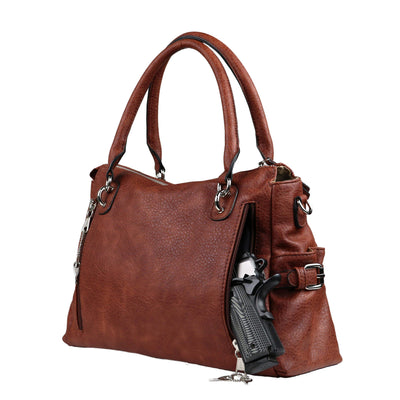 Concealed Carry Jessica Satchel Brown by Lady Conceal