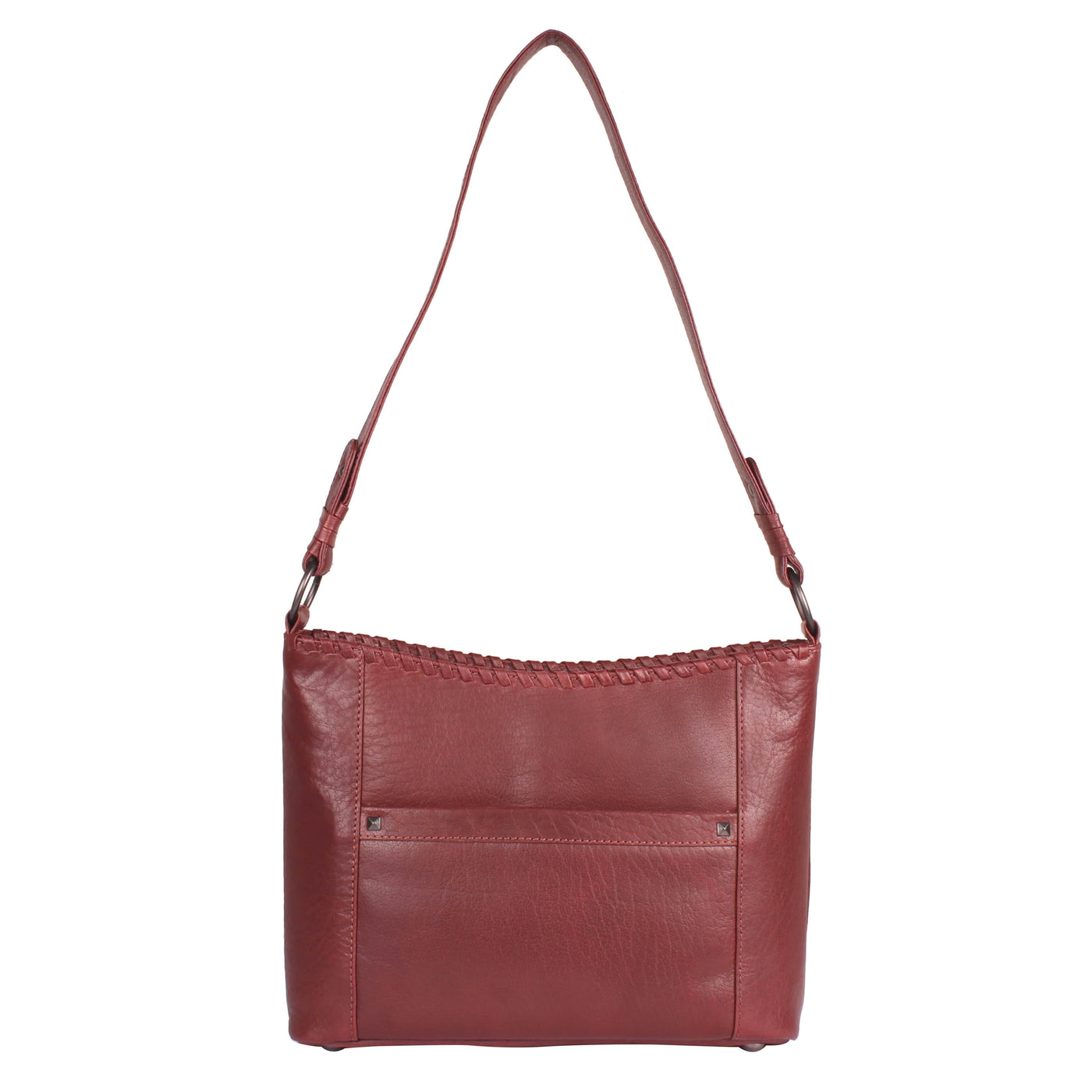 Lady Conceal Concealed Carry Purse Mahogany Concealed Carry Juliana Leather Hobo by Lady Conceal Red