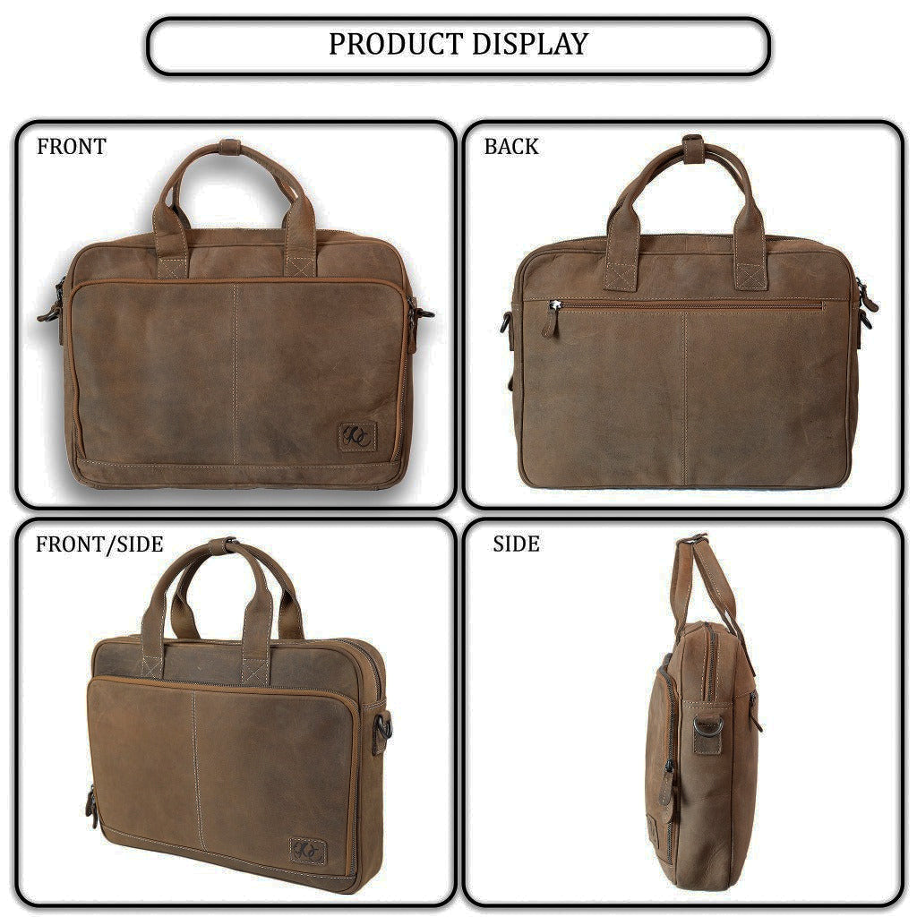 Leather Briefcase by UC Leather (Does not have Concealment Pocket)