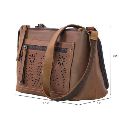 Lady Conceal Concealed Carry Purse Concealed Carry Brynlee Leather Crossbody Bag Lady Conceal