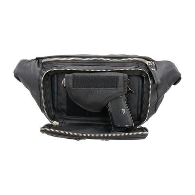 Concealed Carry Lambskin Jessie Belly Band by DS Conceal - Universal Holster Men and Women bag for pistol - CCW Universal Holster Leather Fanny Pack
