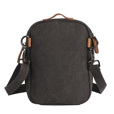 DS Conceal Jax crossbody, concealed carry canvas sling with soft interior and easy organization
