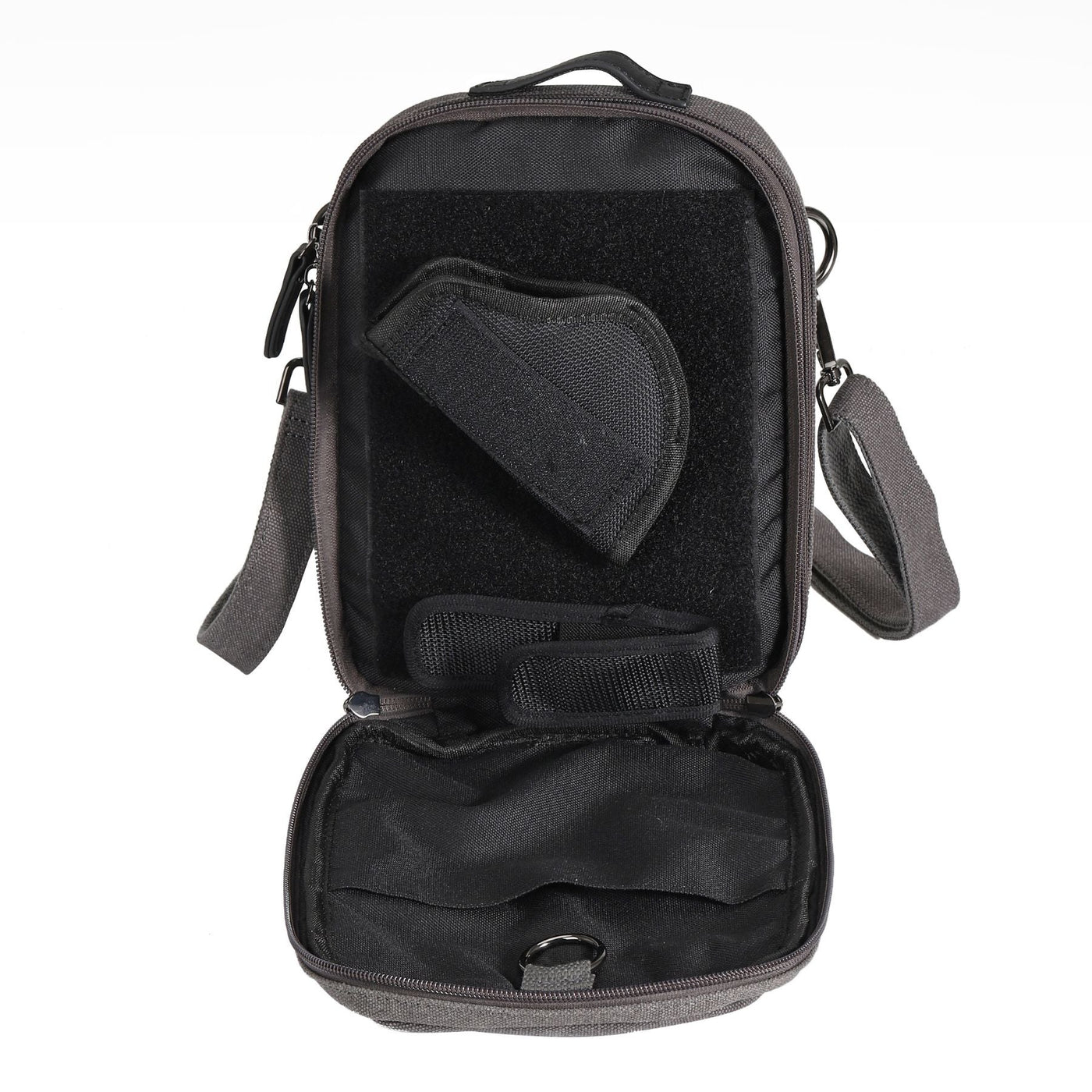 Tactical Jax concealment compartment, unisex CCW bag with quick-access gun holster design