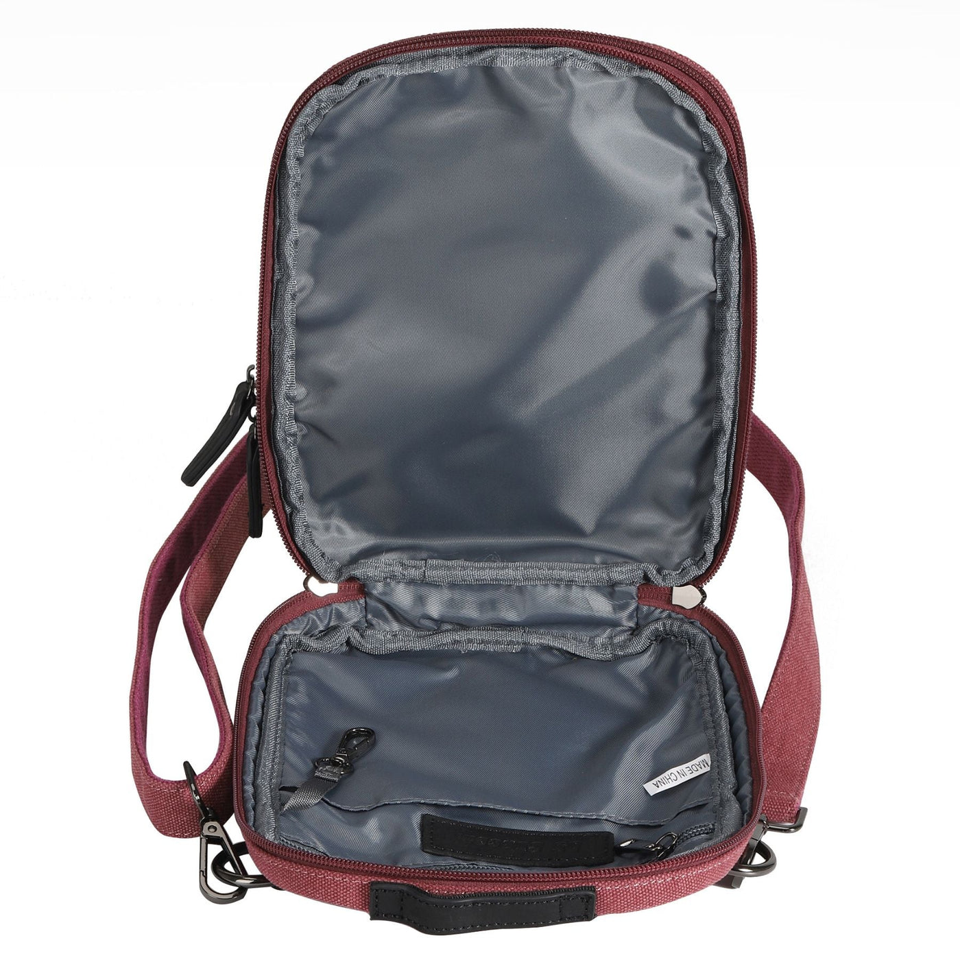 Ambidextrous concealed carry pouch, Jax crossbody with full-access gun pocket and tactical utility