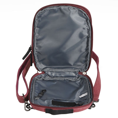 Ambidextrous concealed carry pouch, Jax crossbody with full-access gun pocket and tactical utility