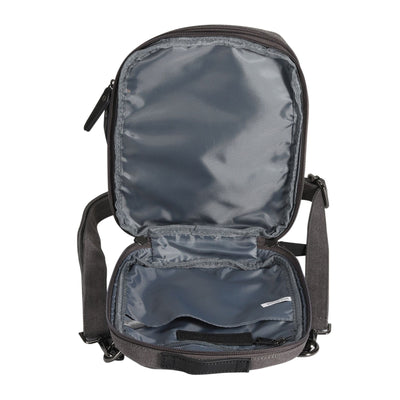 Jax CCW bag with ambidextrous draw, concealed carry sling for pistol, taser, or defense launcher