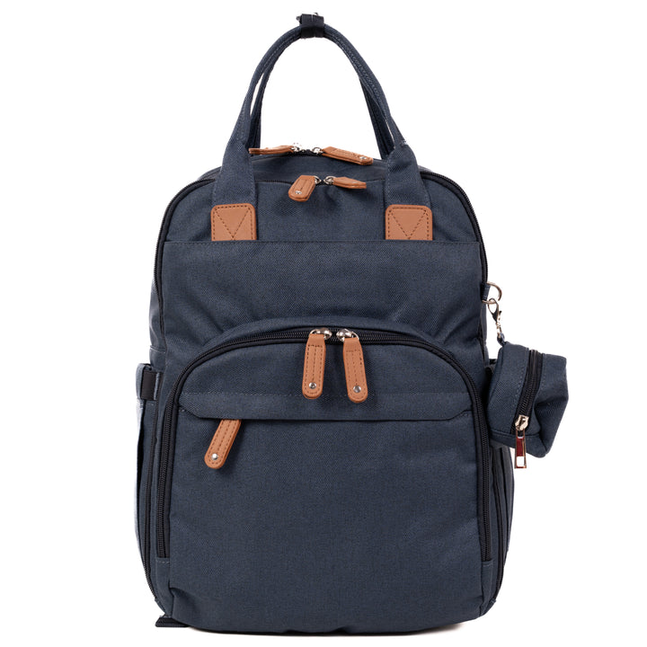 Diaper bag with gun holster outlet