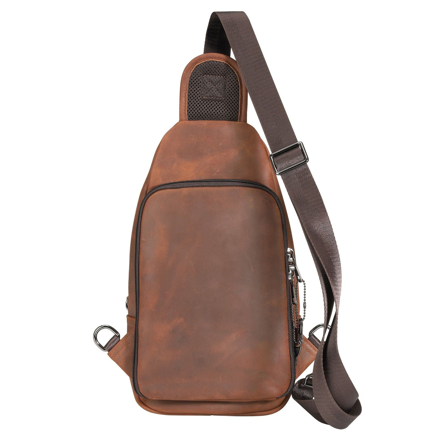 DS Conceal Xander sling, durable leather concealed carry crossbody bag with multiple compartments