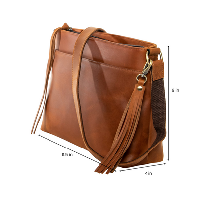 Concealed Carry Josie Leather Crossbody -  Lady Conceal -  Concealed Carry Purse -   soft leather shoulder bags for women's -  crossbody bags for everyday use -  most popular crossbody bag -  crossbody bags for guns -  crossbody handgun bag -  Unique Hide Purse -  Conceal Carry Western Purse -  Stylish Carry Josie Leather Bag -  Bag for Conceal Carrying Women - Gun Bag for Women