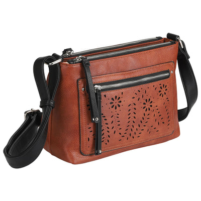 Concealed Carry Hailey Crossbody -  Lady Conceal -  soft leather shoulder bags for women's -  crossbody bags for everyday use -  most popular crossbody bag -  crossbody bags for guns -  crossbody handgun bag -  Unique Hide Purse -  Conceal Carry Western Purse -  Stylish Carry Evelyn Leather Bag -  Bag for Conceal Carrying Women - -  Gun Bag for Women