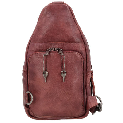 Unisex Sling Gun Leather Bag - Gun Bag for Plus Size - Universal Holster Gun Bag - bag for medium and Large Gun _ Taylor Sling Gun Backpack by Lady Conceal