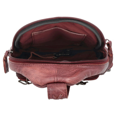 Unisex Sling Gun Leather Bag - Gun Bag for Plus Size - Universal Holster Gun Bag - bag for medium and Large Gun _ Taylor Sling Gun Backpack by Lady Conceal