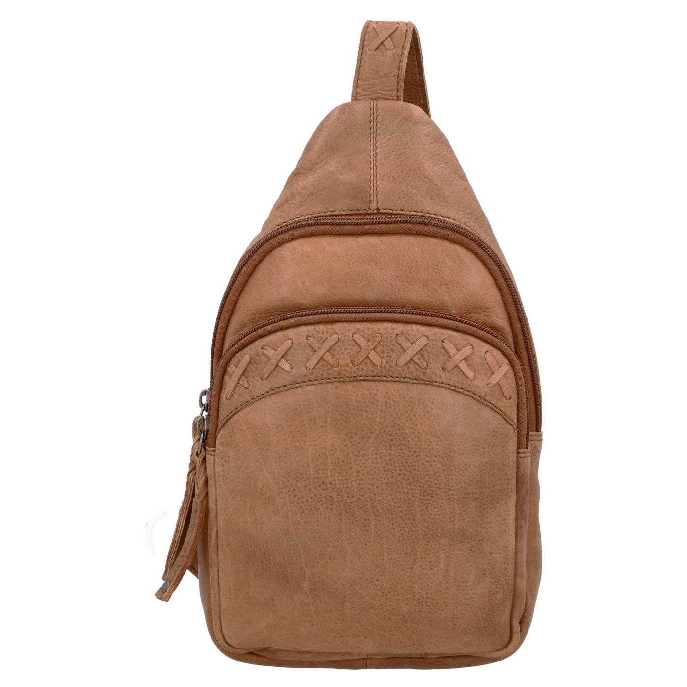 Unisex Sling Gun Leather Bag - Gun Bag for Plus Size - Universal Holster Gun Bag - bag for medium and Large Gun _ Taylor Sling Gun Backpack by Lady Conceal