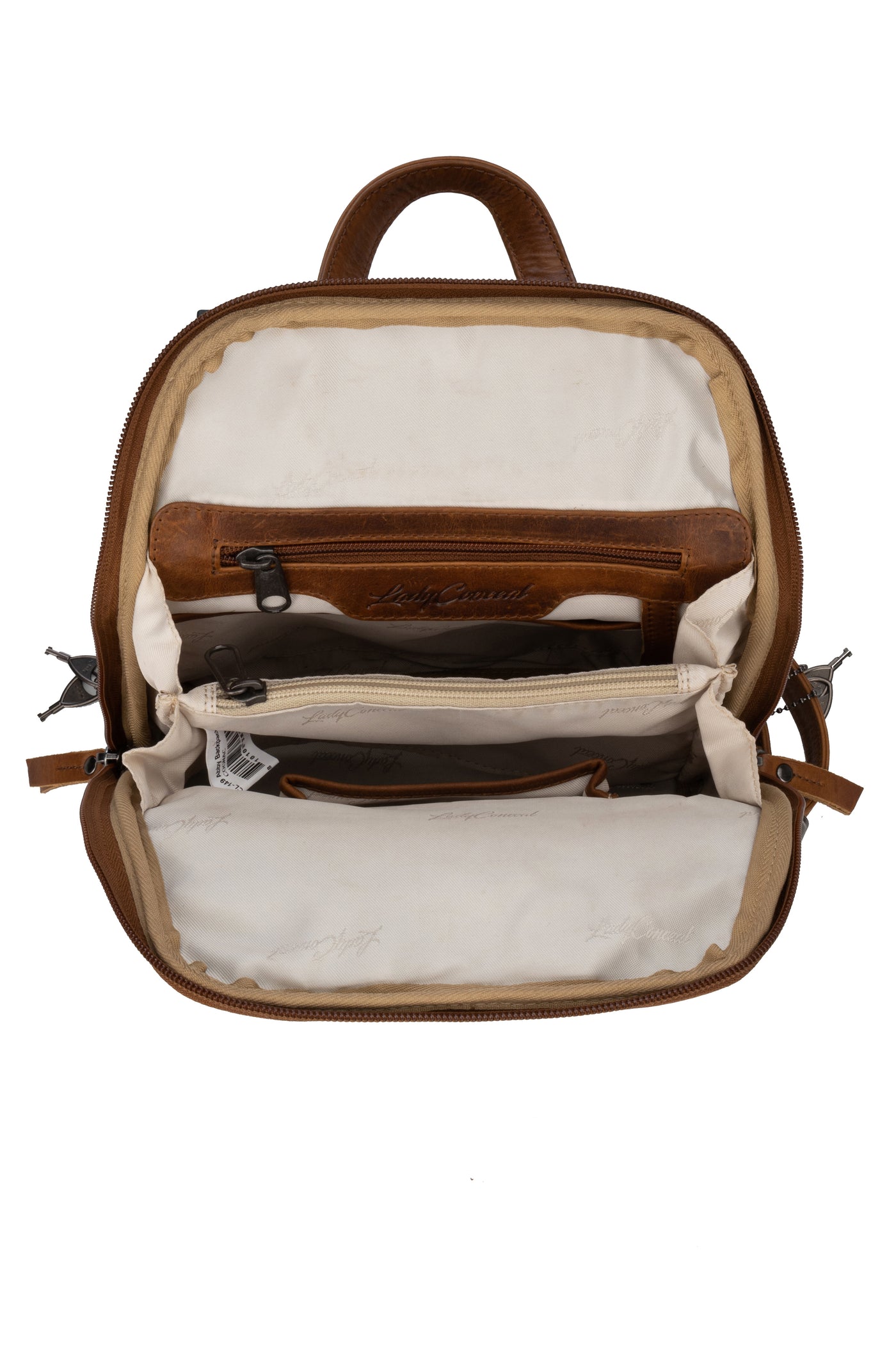 Concealed Carry Abby Leather Backpack –