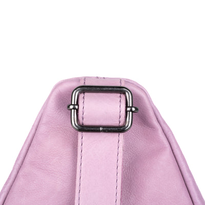 Concealed Carry Haven Sling Leather Backpack by Lady Conceal - Jeweled Leather Backpack -Universal Holster Backpack - Leather Gun Safe Bag - Ambidextrous - Tactical ED Carry Bag- CCW Purse - Womens Gun Bag - Ambidextrous Concealed Carry - Locking Gun Safe - Lady Concealed Carry 