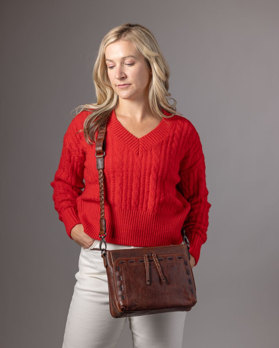 Concealed Carry Zoe Leather Crossbody by Lady Conceal