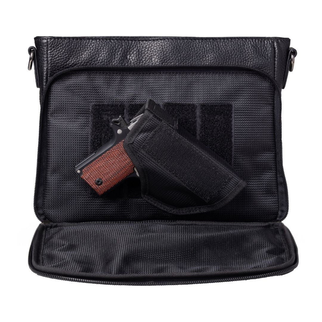 Concealed Carry Zoe Leather Crossbody by Lady Conceal