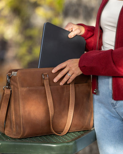 Concealed Carry Willow Computer Satchel by Lady Conceal