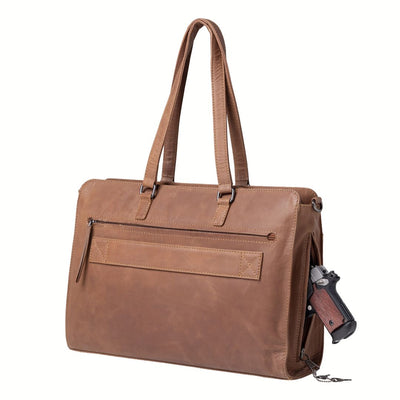 Concealed Carry Willow Computer Satchel by Lady Conceal