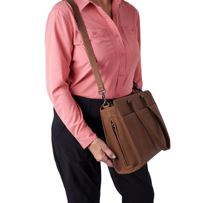 Concealed Carry Willow Computer Satchel by Lady Conceal