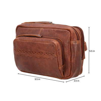 Concealed Carry Laney Buffalo Belt Bag by Lady Conceal - CCW Gear for Women - Gifts for Firearm Users   - Belt Bag for Pistols - Glock Locking Bag - Universal Holster Velcro Gun Bag