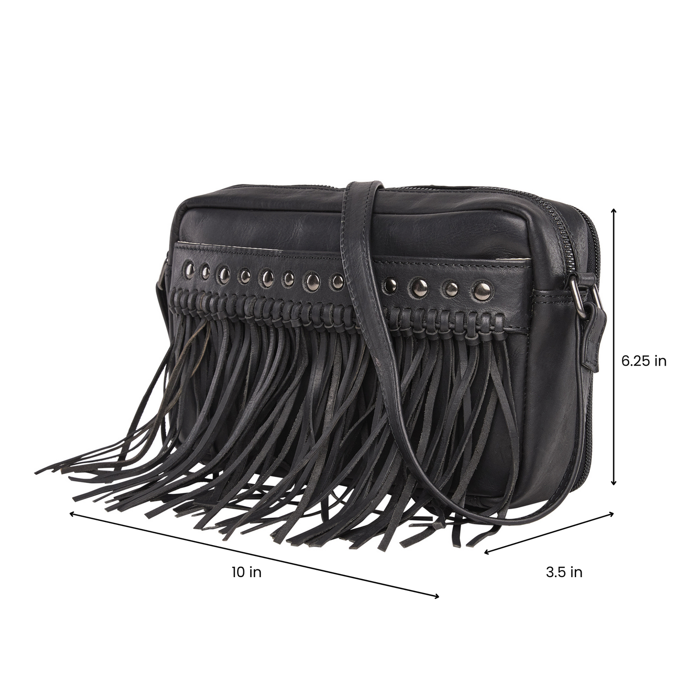 Concealed Carry Maggie Fringe Crossbody Bag for Women - Firearm Bag - Gun Purse 