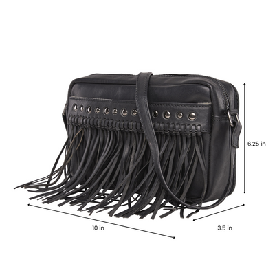 Concealed Carry Maggie Fringe Crossbody Bag for Women - Firearm Bag - Gun Purse 