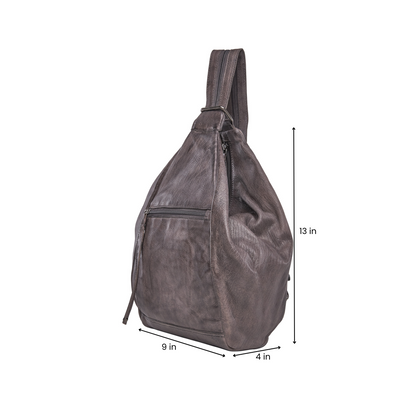 Concealed Carry Marley Unisex Backpack with YKK Locking Zippers and Universal Holsters for Gun