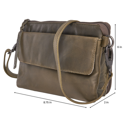 The Concealed Carry Natasha Crossbody -  Locking zippers and universal holster -  Leather Crossbody pistol bag -  Tactical womans purse for pistol -  Concealed Carry Purse -  most popular crossbody bag -  crossbody handgun bag -  crossbody bags for everyday use -  Lady Conceal -  Unique Hide Purse -  Locking YKK Purse -  Fanny Pack for Gun and Pistol -  Easy CCW -  Fast Draw Bag -  Secure Gun Bag
