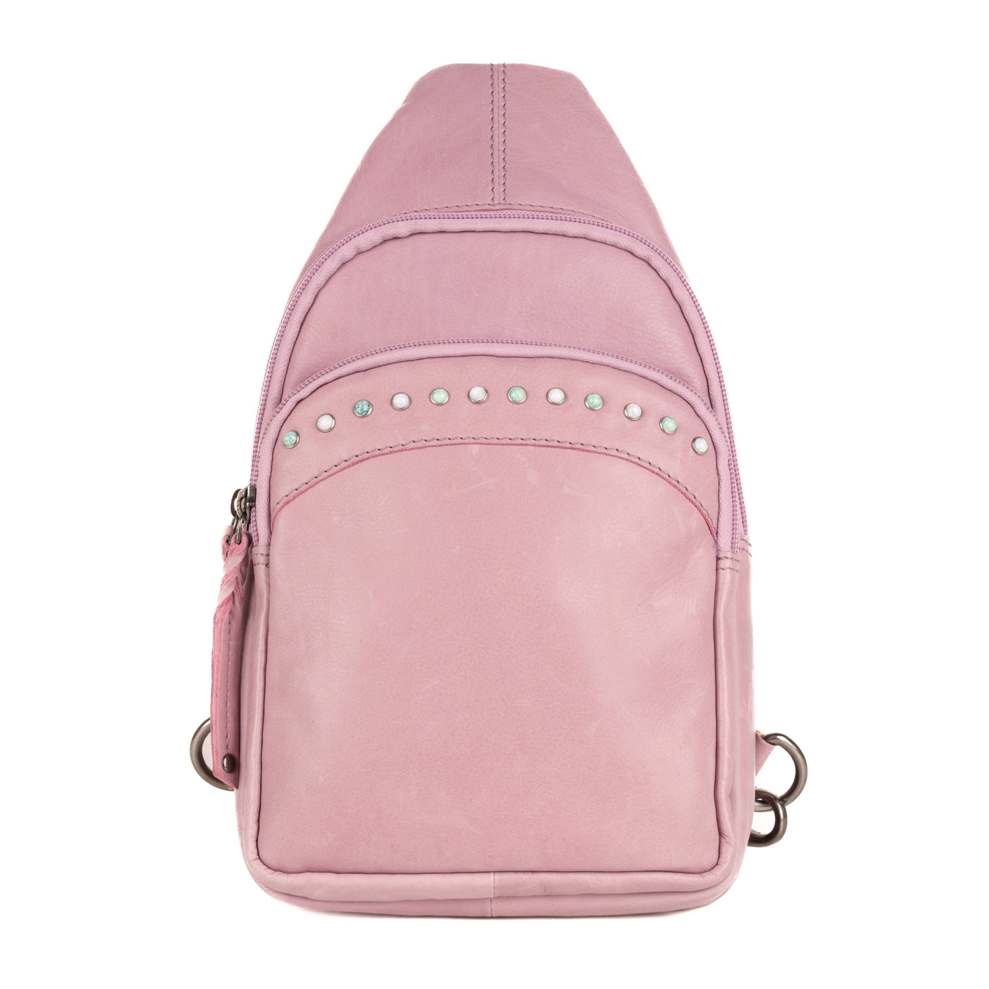 Concealed Carry Haven Sling Leather Backpack by Lady Conceal