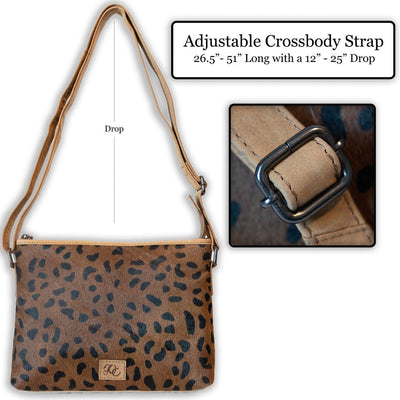 Concealed Carry Jeri Cheetah Crossbody by UC Leather