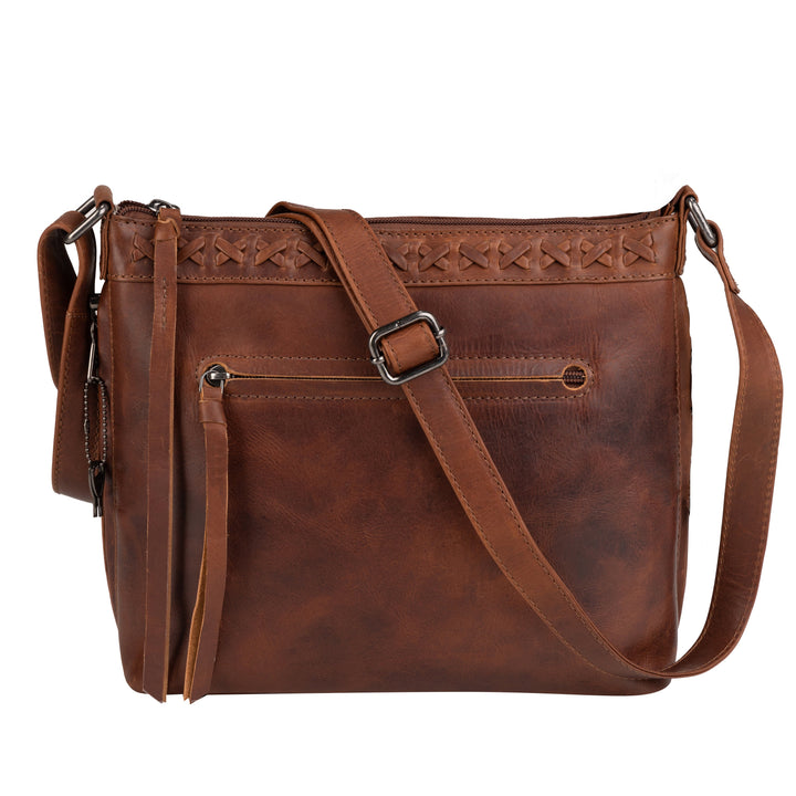 Faith Leather Crossbody Bag Concealed Carry Purse for Women