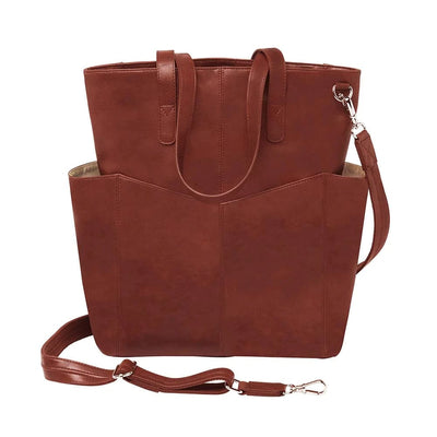 Gun Tote'n Mamas Concealed Carry Purse Concealed Carry Oversized Leather RFID Travel Tote - GTM-107