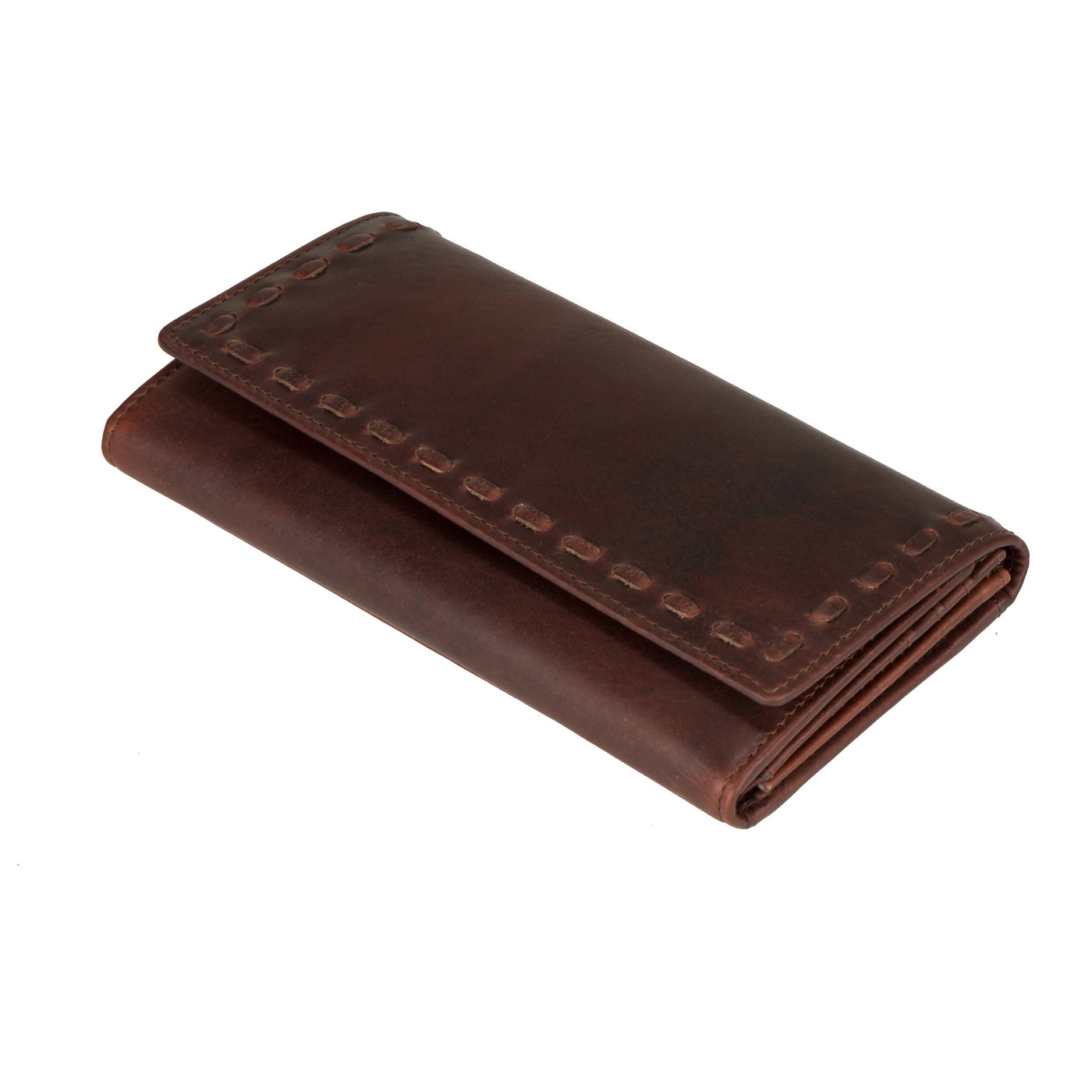 Hope RFID Leather Laced Wallet - Matching Wallet for Conceal Carry Purse - brown leather clutch wallet - leather clutch wallet purse bag - classic leather clutch wallet - gray leather clutch wallet small wallets for women - mini wallet - ladies wallet purse - women wallet sale - best small wallets for women