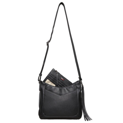 Concealed Carry Emery Crossbody Bag with RFID Slim Wallet by Lady Conceal