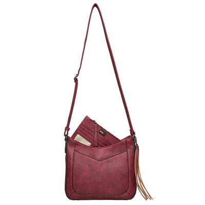 Concealed Carry Emery Crossbody Bag with RFID Slim Wallet by Lady Conceal