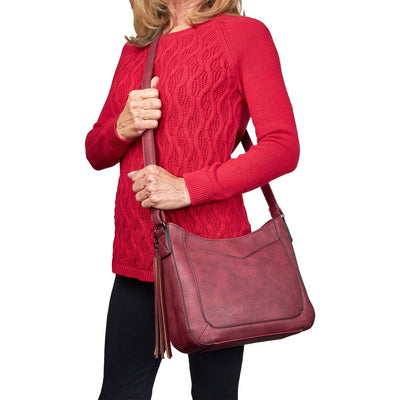 Concealed Carry Emery Crossbody Bag with RFID Slim Wallet by Lady Conceal