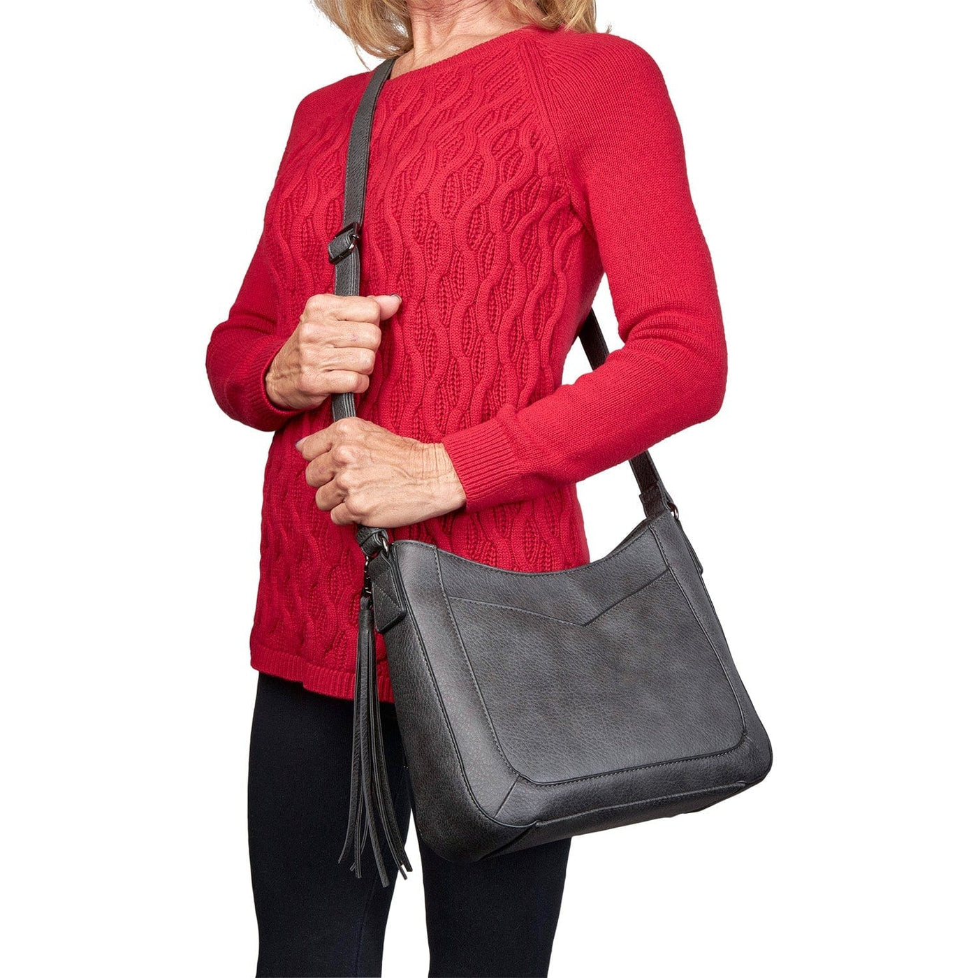 Concealed Carry Emery Crossbody Bag with RFID Slim Wallet by Lady Conceal