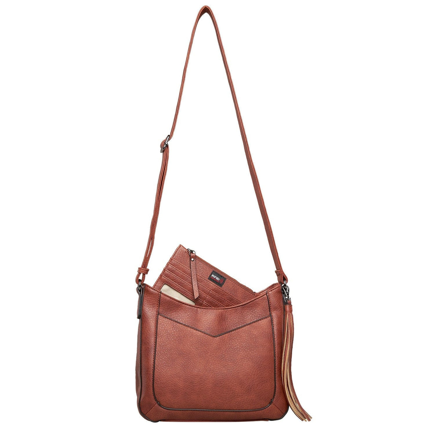 Concealed Carry Emery Crossbody Bag with RFID Slim Wallet by Lady Conceal