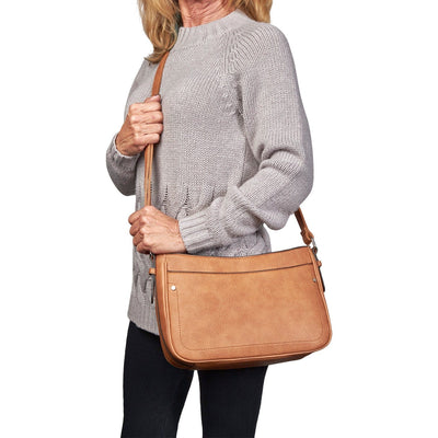 Concealed Carry Emery Crossbody Bag with RFID Slim Wallet