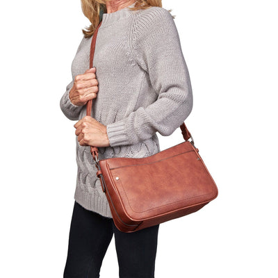 Concealed Carry Emery Crossbody Bag with RFID Slim Wallet