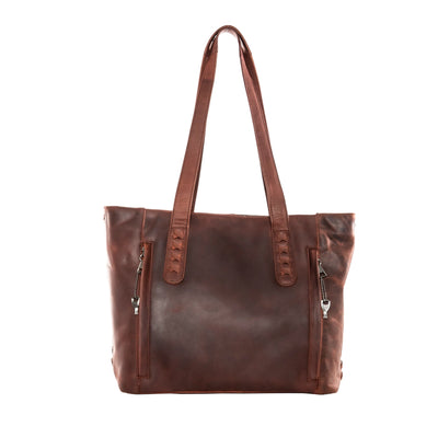 Concealed Carry Norah Large Leather Tote - Lady Conceal - Concealed Carry Purse 