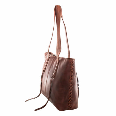 Concealed Carry Norah Large Leather Tote - Lady Conceal - Concealed Carry Purse 