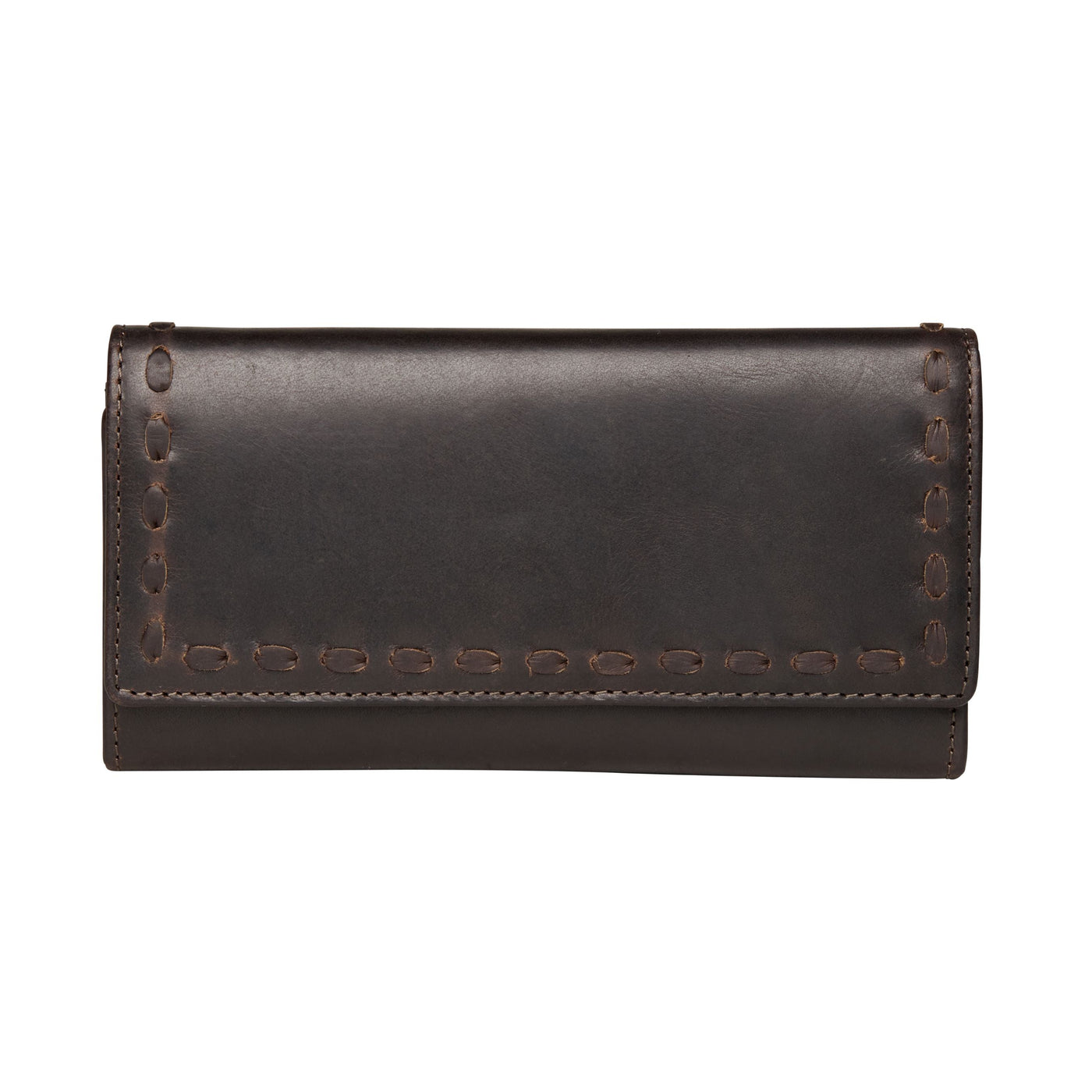 Hope RFID Leather Laced Wallet - Matching Wallet for Conceal Carry Purse - brown leather clutch wallet - leather clutch wallet purse bag - classic leather clutch wallet - gray leather clutch wallet small wallets for women - mini wallet - ladies wallet purse - women wallet sale - best small wallets for women