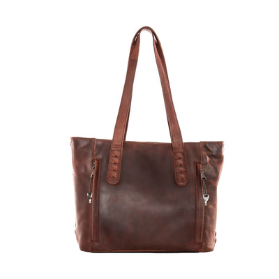 Concealed Carry Reagan Medium Leather Tote - Lady Conceal - Purse 