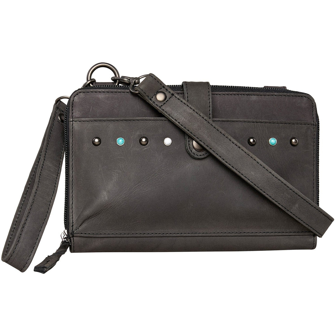 Concealed Carry Millie Leather Crossbody Organizer Small Size