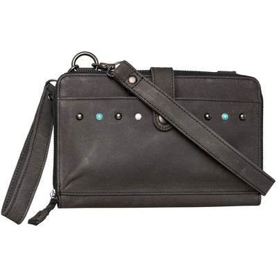 Concealed Carry Millie Leather Crossbody Organizer Bag - Extra Small