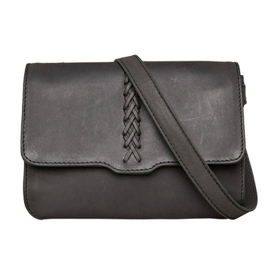 Concealed Carry Jolene Leather Crossbody Organizer Black