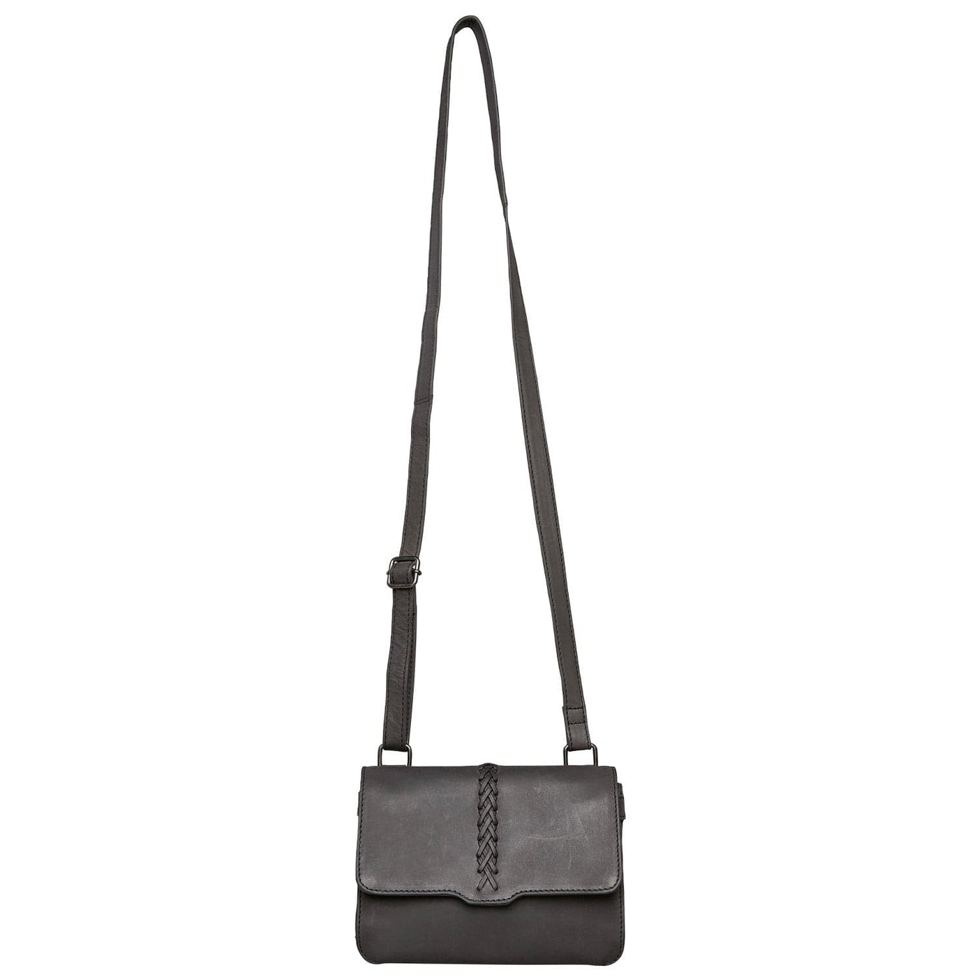 Concealed Carry Jolene Leather Crossbody Organizer Black