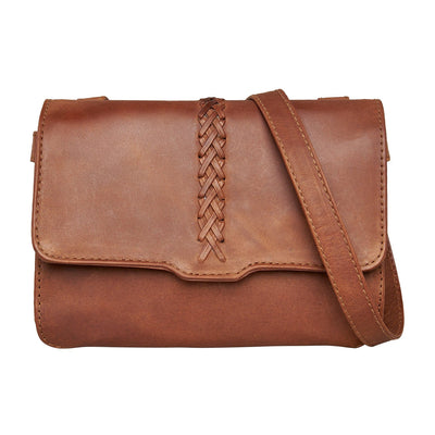 Concealed Carry Jolene Leather Crossbody Organizer Brown